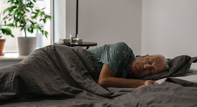 Covid 19 Patient Sick in Bed