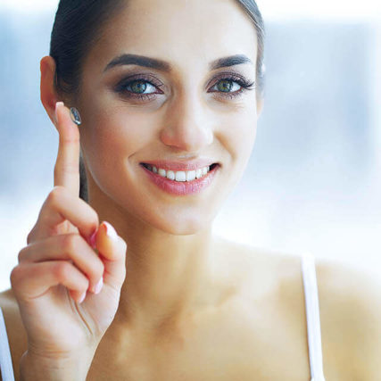 contact lens fitting
